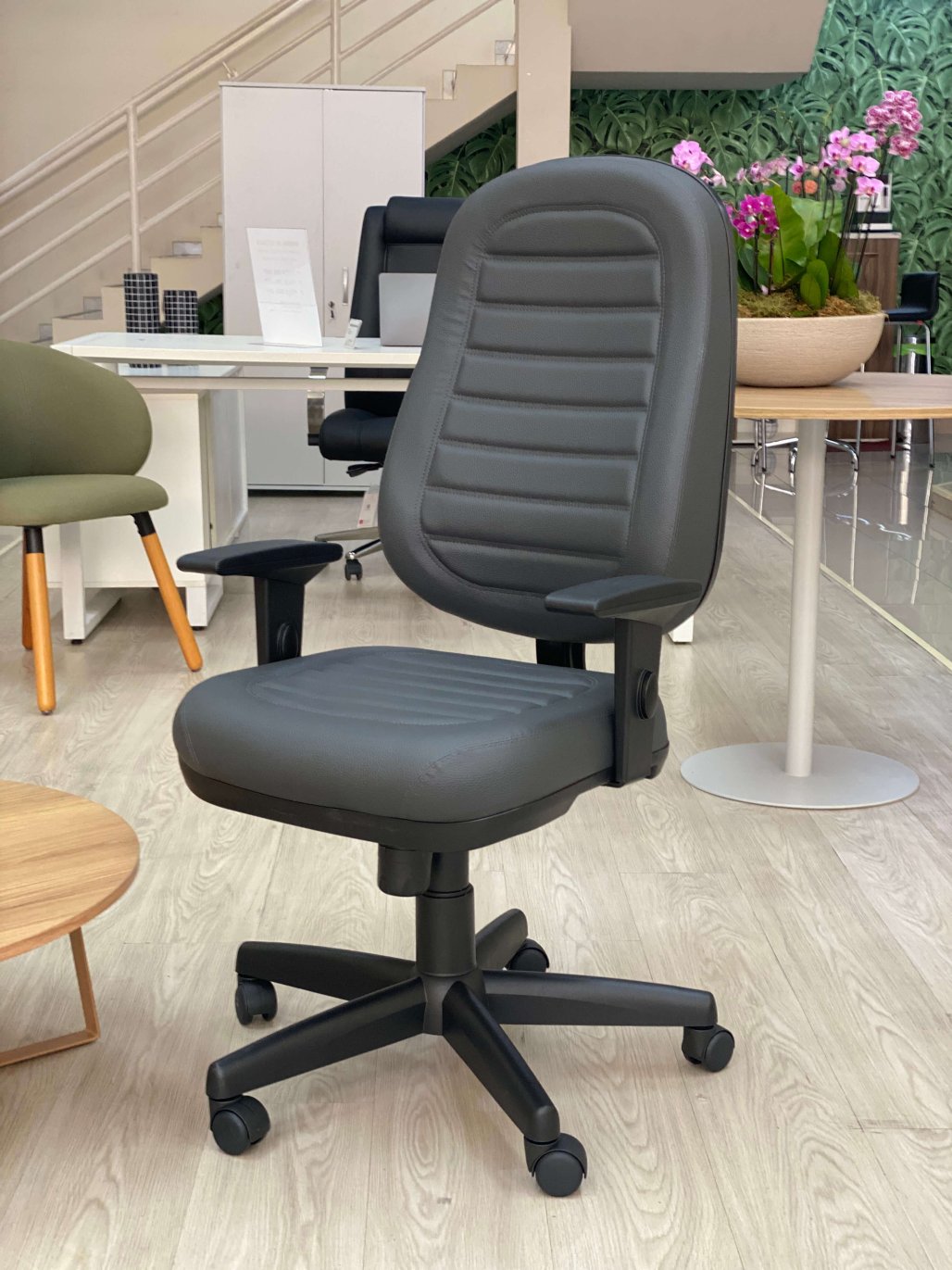 Cadeira Presidente Start Plus Relax Cinza Cavaletti