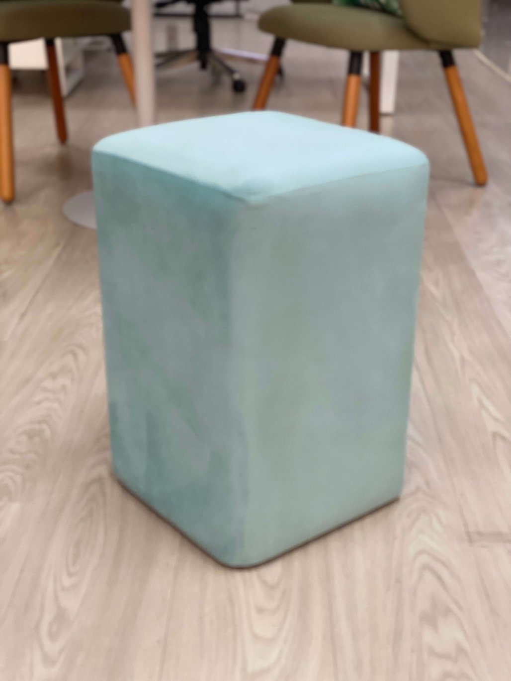 Imagem de Puff Box Azul Ciano