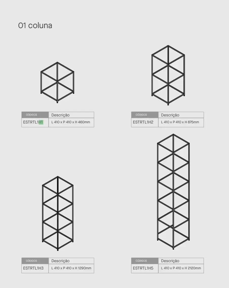 Altura da Estante: Privacidade versus Integração Visual