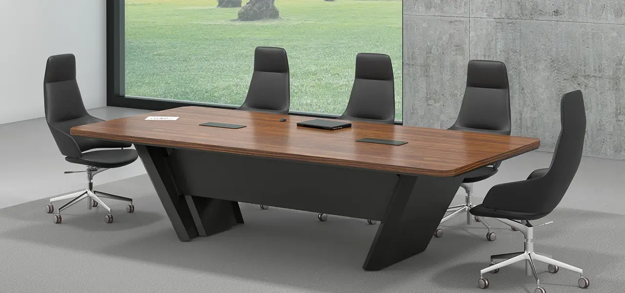 Móveis para ambiente compartilhado: mesa de reunião