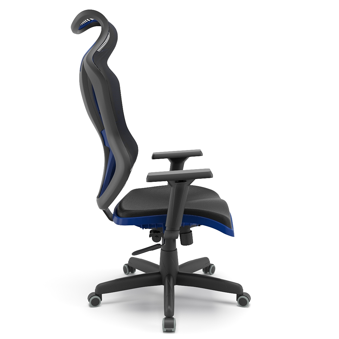 Cadeira Vizon DZ Plaxmetal de Lado Azul | Codistoke