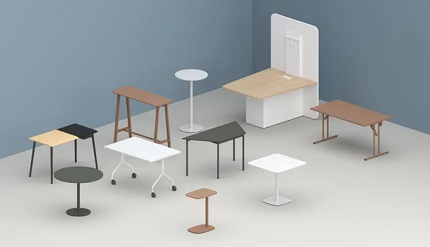 Linha Descrição da Fortline Móveis da imagem Multi tables